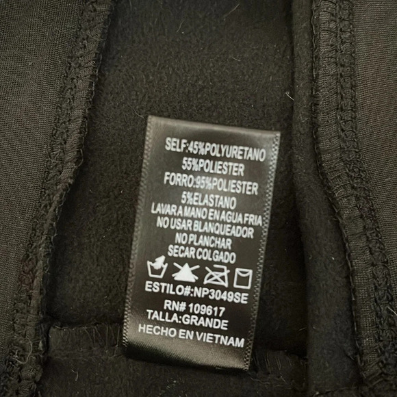 Vegan Leather Leggings High Waist NWOT, Size L - Picture 9 of 9